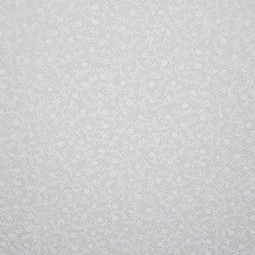 Tissu faux uni - Ton sur ton blanc feuillage