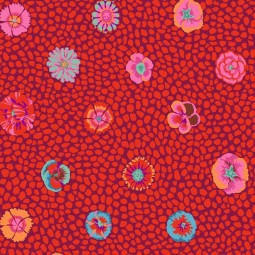 Tissu Kaffe Fassett - Guinea flower red