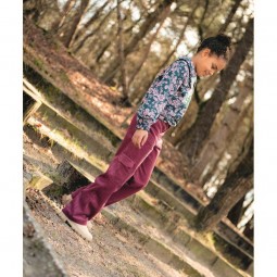 Tissu velours grosses côtes - Noir