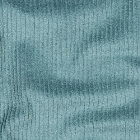 Tissu velours grosses côtes - Bleu clair