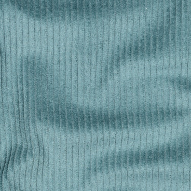Tissu velours grosses côtes - Bleu clair