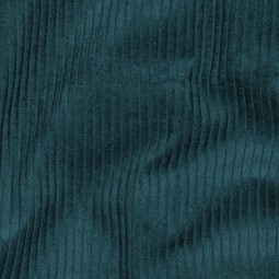 Tissu velours grosses côtes - Emeraude