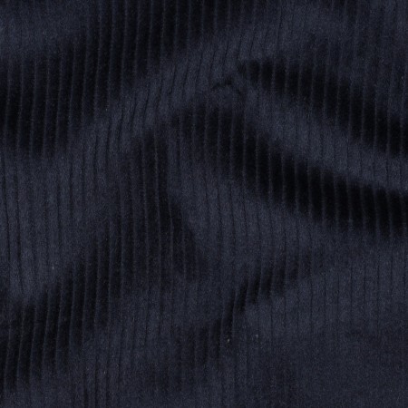 Tissu velours grosses côtes - Marine