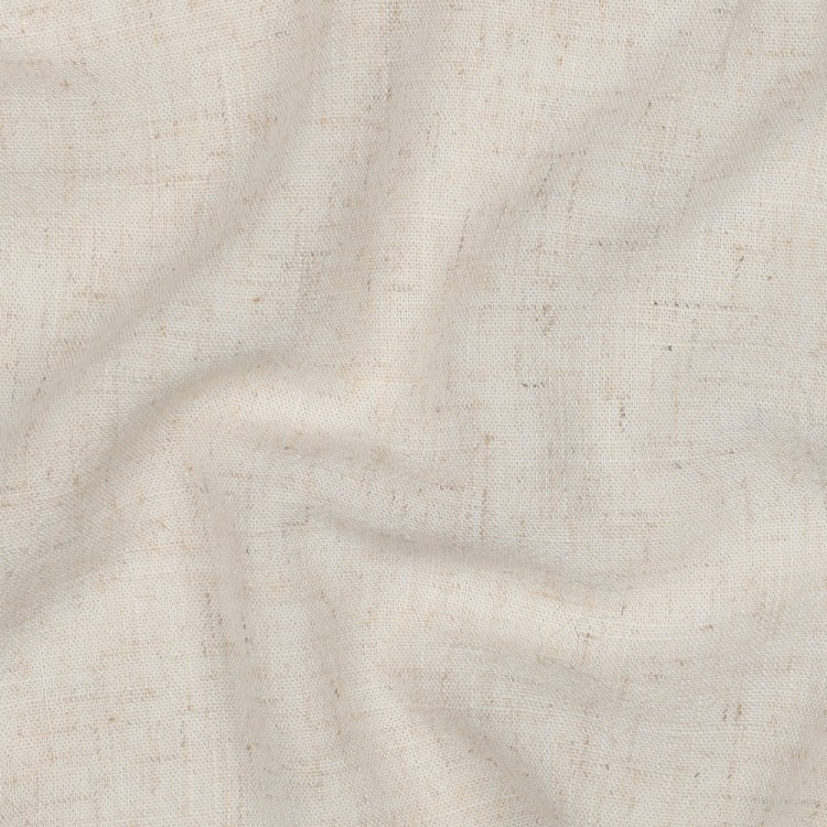Tissu viscose et lin - Beige clair