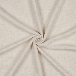 Tissu viscose et lin - Beige clair