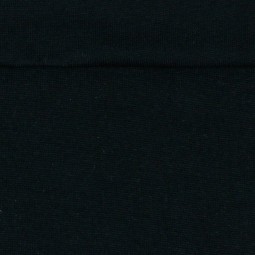 Tissu Bord-côte biologique - Noir