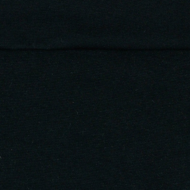 Tissu Bord-côte biologique - Noir