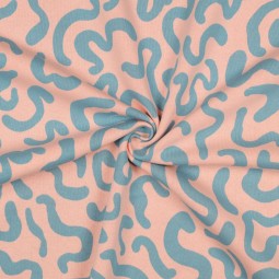 Tissu jersey sweat - Formes blush
