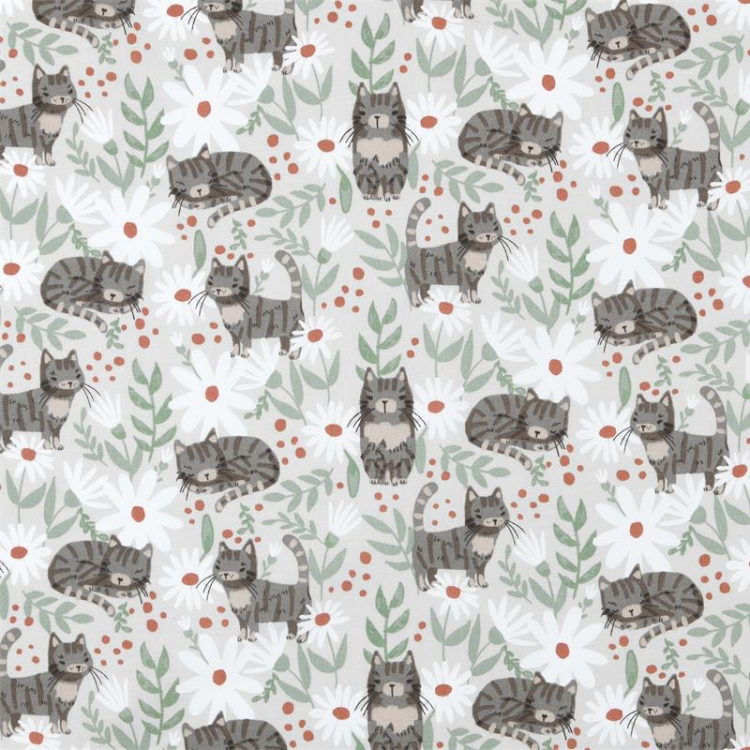 Tissu cotonnade - Omalley naturel