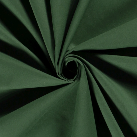 Tissu popeline - Noël uni vert
