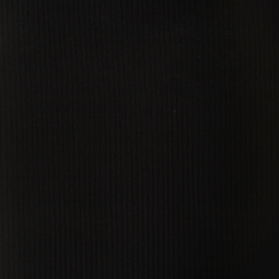 Tissu maille côtelé - Noir
