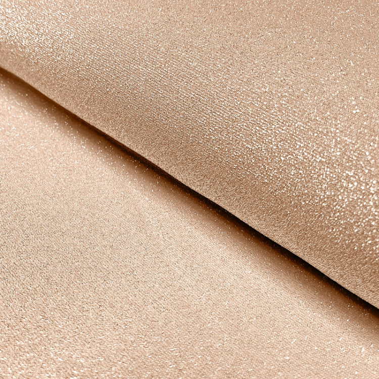 Tissu jersey lamé lurex - Saumon