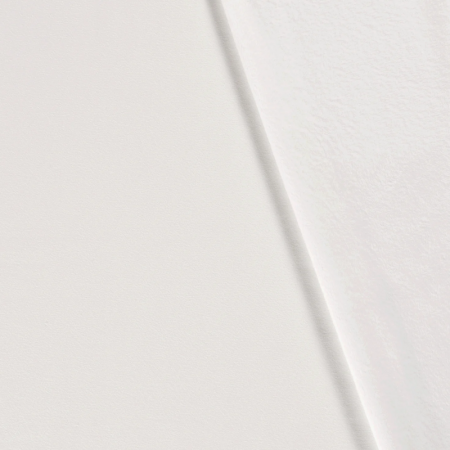 Tissu sweat polaire - Blanc