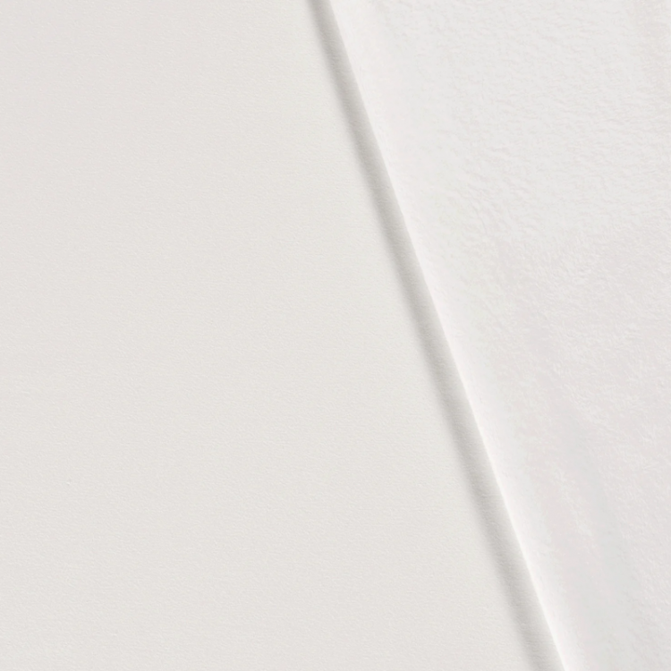 Tissu sweat polaire - Blanc