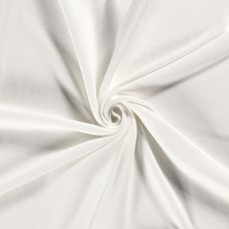 Tissu sweat polaire - Blanc