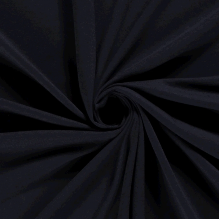 Tissu jersey bambou - Bleu marine