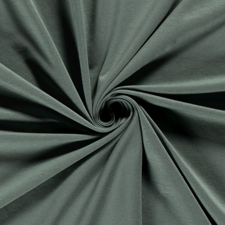 Tissu jersey bambou - Menthe foncé