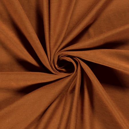 Tissu jersey bambou - Brique