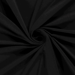 Tissu jersey bambou - Noir