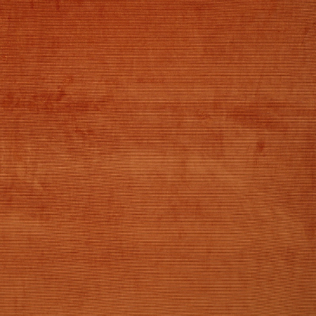 Tissu jersey velours côtelé - Brique