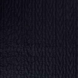 Tissu matelassé - Abstrait bleu marine
