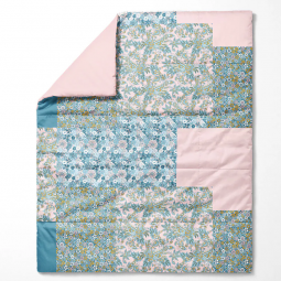 Tissu popeline - Fleurs lilibeth