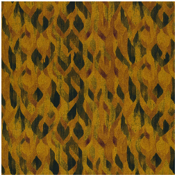 Tissu satin duchesse - Abstrait ocre