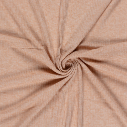 Tissu maille côtelé irisé - Rose