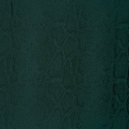 Tissu satin jacquard - Serpent vert foncé
