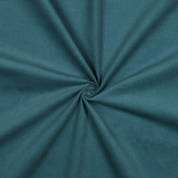 Tissu velours côtelé fin - Bleu sarcelle