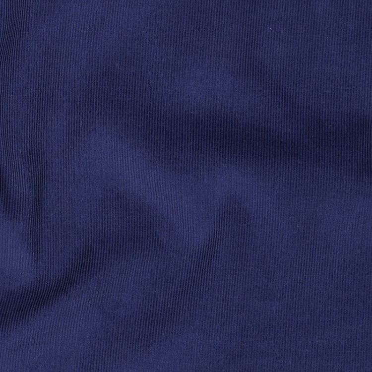 Tissu velours côtelé fin - Marine