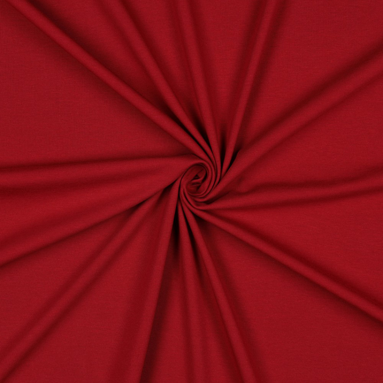 Tissu jersey - Uni bordeaux