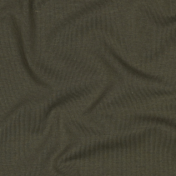 Tissu jersey biologique - Kaki foncé