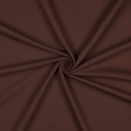 Tissu sweat - Soft sweat brun