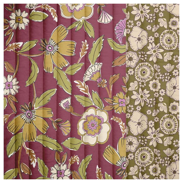 Tissu matelassé coton - Malana & Kashi