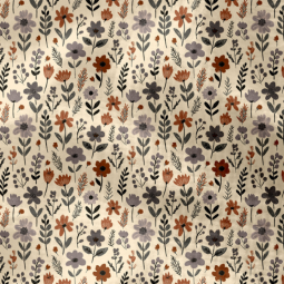 Tissu double gaze - Maddy ecru camel