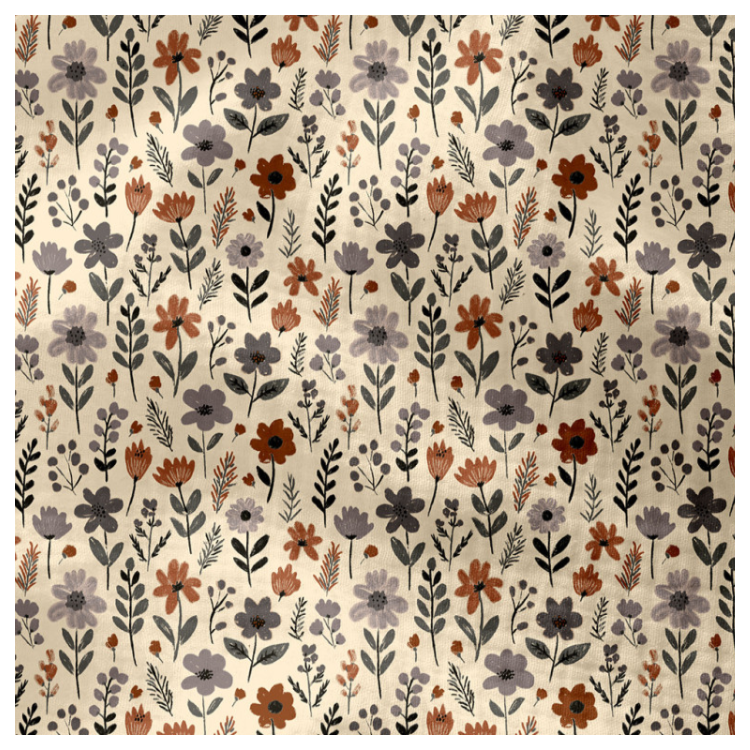 Tissu double gaze - Maddy ecru camel