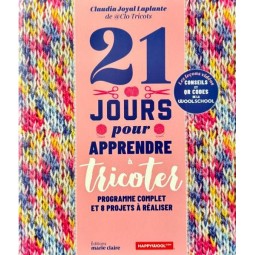 Livre - 21 jours pour apprendre à tricoter