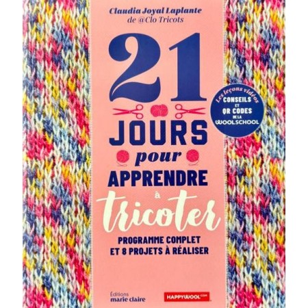 Livre - 21 jours pour apprendre à tricoter