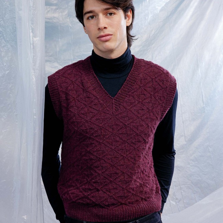 Kit de tricot - Pull Charles - Cashmere premium
