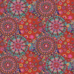 Tissu Kaffe Fassett - Millefiore GP92.RedD