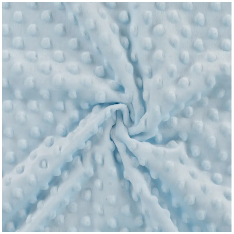 Tissu minky - Dots blue