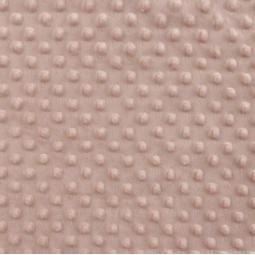 Tissu minky - Dots old rose