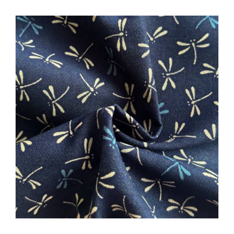 Tissu Sevenberry - Nara Homespun dragonfly indigo
