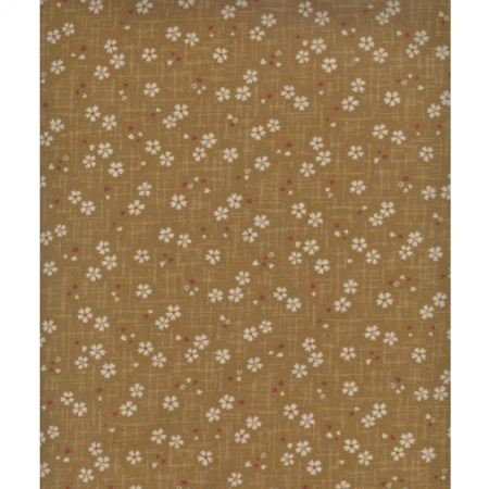 Tissu Sevenberry - Nara Homespun flower ocher