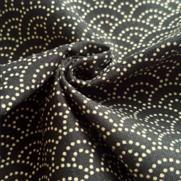 Tissu Sevenberry - Nara Homespun wave indigo