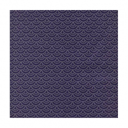 Tissu Sevenberry - Nara Homespun wave indigo