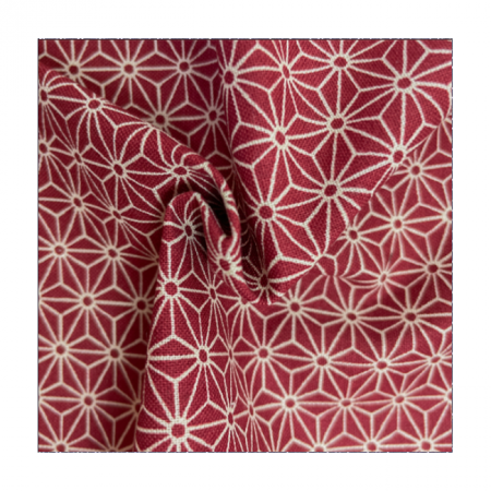 Tissu Sevenberry - Nara Homespun star red