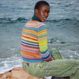 Kit de tricot - Pull top down Grégoria - Infinity