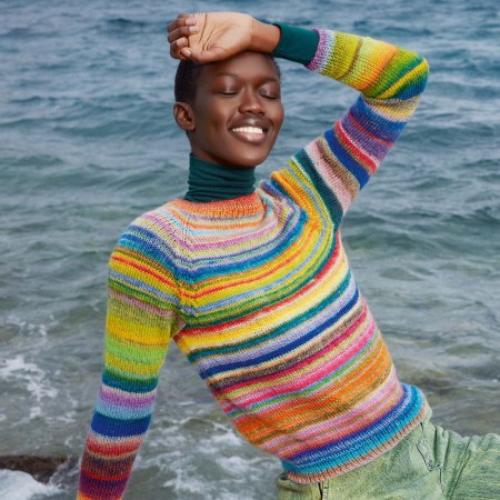 Kit de tricot - Pull top down Grégoria - Infinity